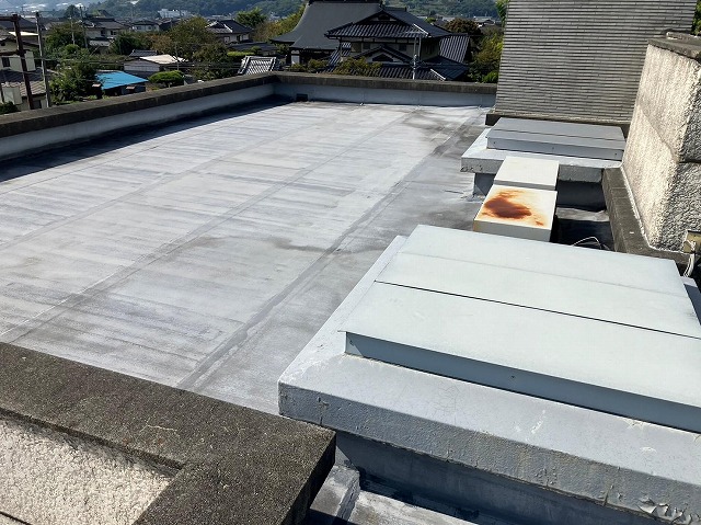 山梨市　屋上防水工事